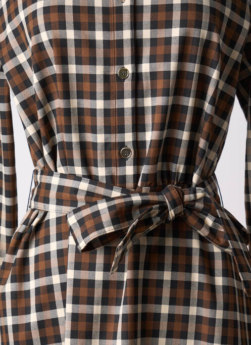 Robe mi-longue marron PENNYBLACK pour femme