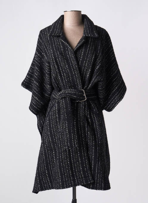 Poncho noir IRO pour femme