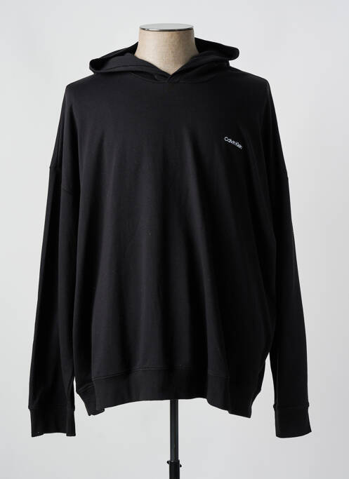 Sweat-shirt à capuche noir CALVIN KLEIN pour homme