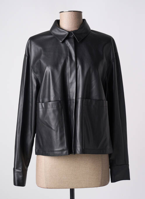 Veste simili cuir noir MAX&CO. pour femme