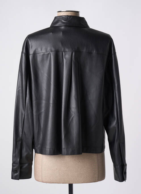 Veste simili cuir noir MAX&CO. pour femme