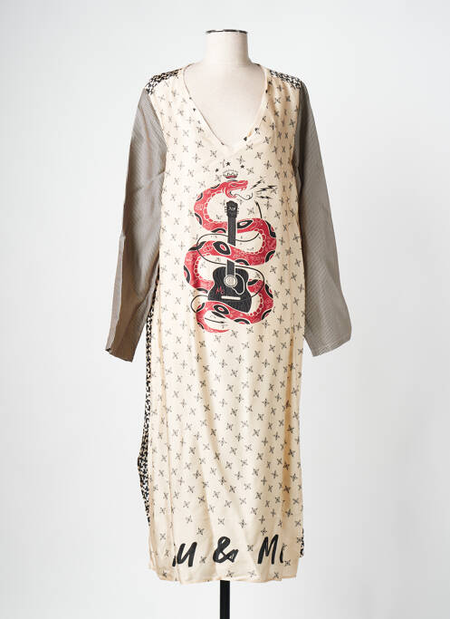 Robe longue beige SAK'S pour femme