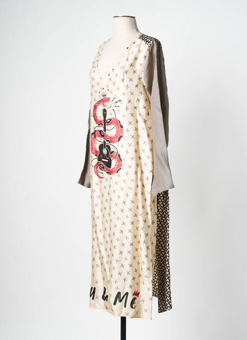 Robe longue beige SAK'S pour femme