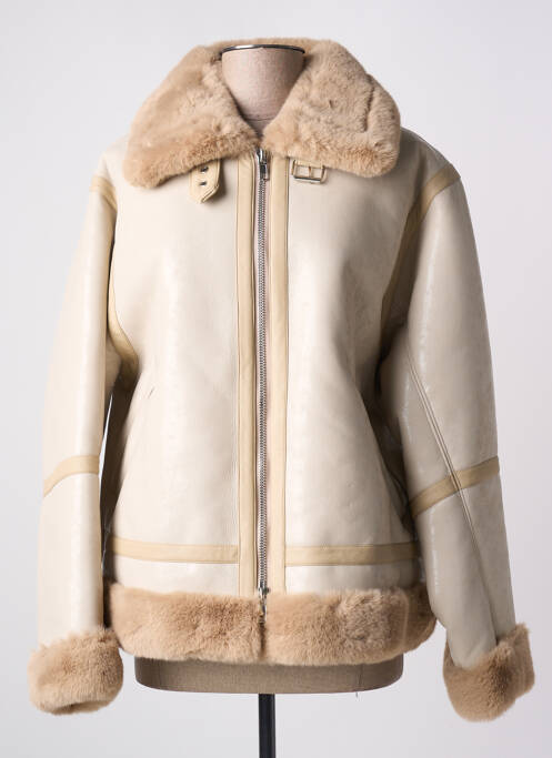 Blouson beige STAND STUDIO pour femme