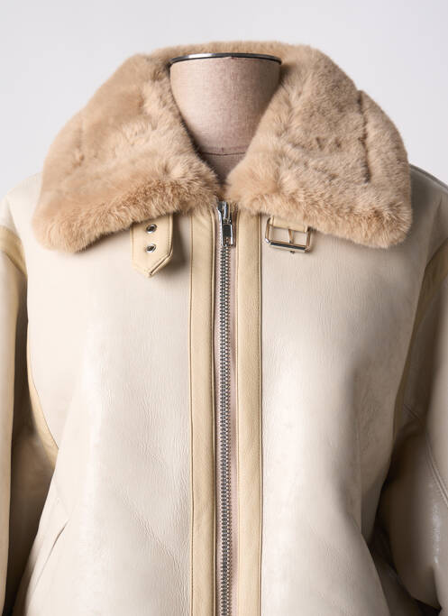 Blouson beige STAND STUDIO pour femme