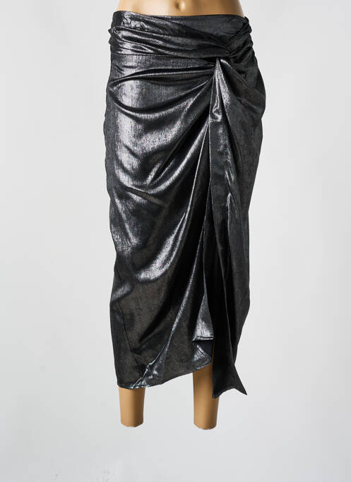 Jupe mi-longue noir IMPERIAL pour femme