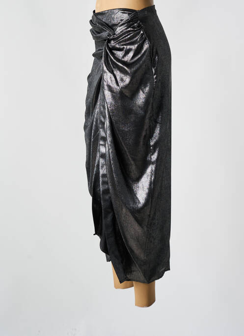 Jupe mi-longue noir IMPERIAL femme