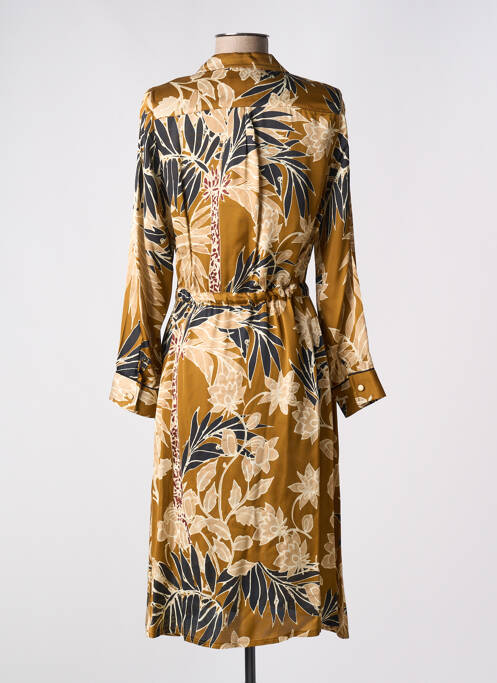 Robe mi-longue jaune LA PETITE FRANCAISE pour femme