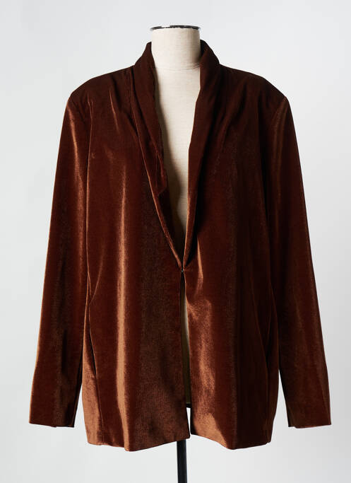 Blazer marron PERSONA BY MARINA RINALDI pour femme