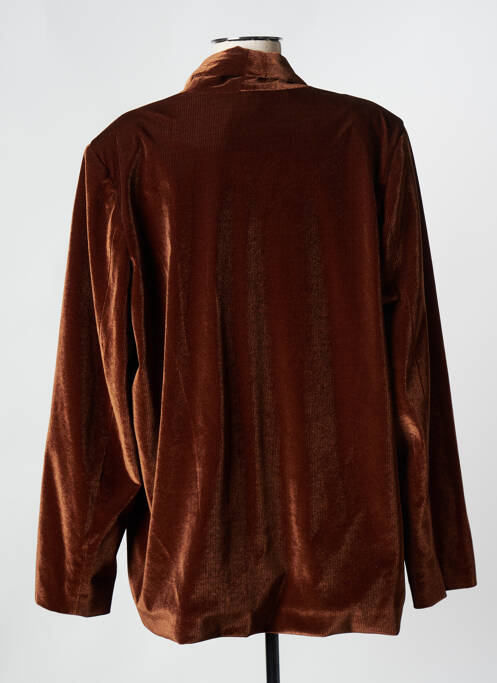 Blazer marron PERSONA BY MARINA RINALDI pour femme