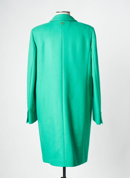 Manteau long vert TWINSET pour femme