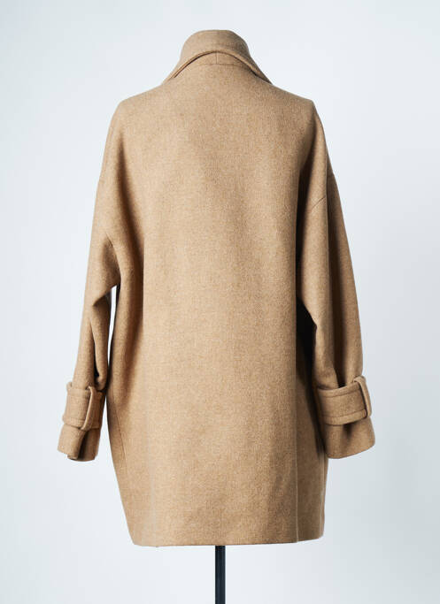 Manteau long beige SESSUN pour femme