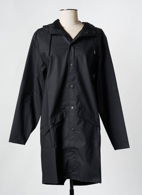 Trench noir RAINS pour homme