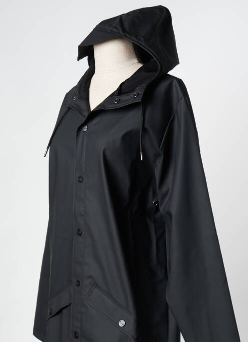 Trench noir RAINS pour homme