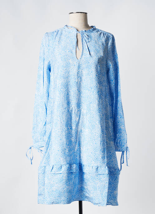 Robe courte bleu SCOTCH & SODA pour femme