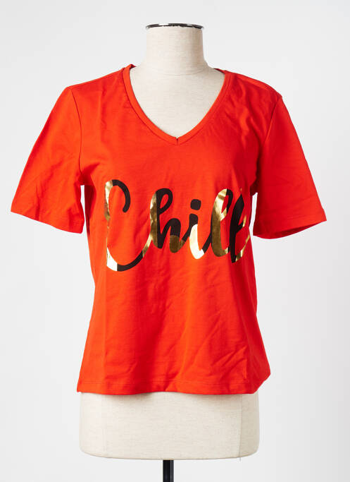 T-shirt rouge VILA pour femme