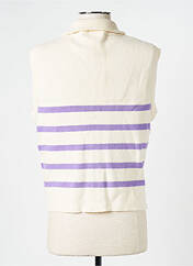 Gilet sans manche beige VILA pour femme seconde vue