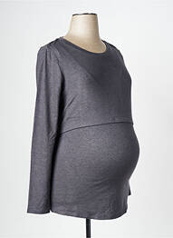 T-shirt / top maternité gris NOPPIES femme