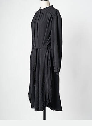 Robe mi-longue noir MAT FASHION femme