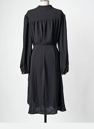 Robe mi-longue noir MAT FASHION femme