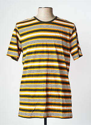 T-shirt vert KNOWLEDGE COTTON APPAREL pour homme