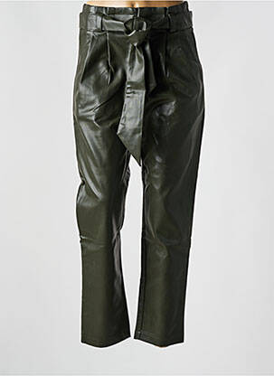 Pantalon droit vert GRACE & MILA femme