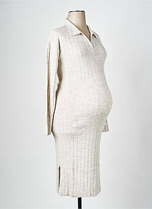 Robe maternité blanc SUPERMOM femme