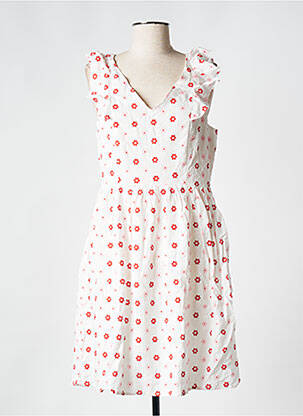 Robe courte blanc MOLLY BRACKEN femme