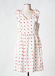 Robe courte blanc MOLLY BRACKEN femme