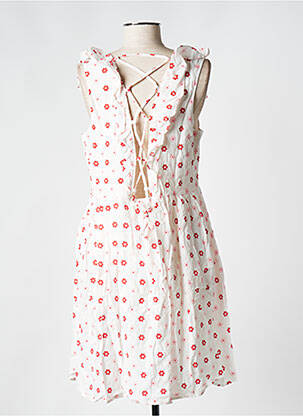 Robe courte blanc MOLLY BRACKEN femme