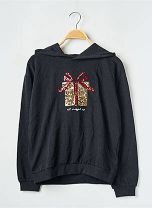 Sweat-shirt noir ONLY pour fille