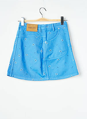 Jupe courte bleu KENZO femme