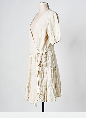 Robe courte beige Y.A.S femme