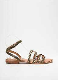 Sandales/nu pieds kaki LES TROPEZIENNES PAR M.BELARBI femme