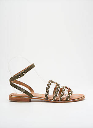 Sandales/Nu pieds kaki LES TROPEZIENNES PAR M.BELARBI pour femme