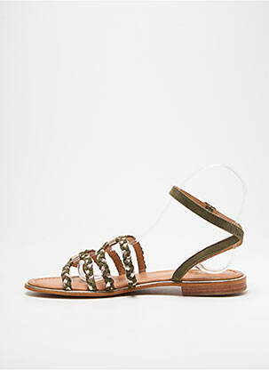 Sandales/nu pieds kaki LES TROPEZIENNES PAR M.BELARBI femme