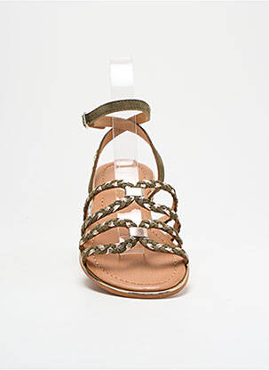 Sandales/nu pieds kaki LES TROPEZIENNES PAR M.BELARBI femme