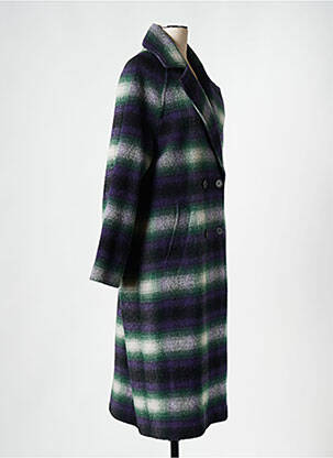 Manteau long vert HARTFORD femme