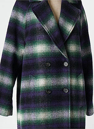 Manteau long vert HARTFORD femme