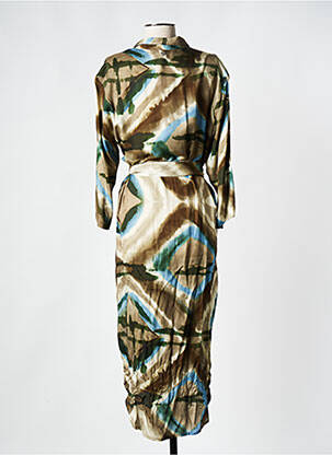 Robe longue marron PLEASE femme