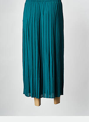 Jupe mi-longue vert GRACE & MILA femme