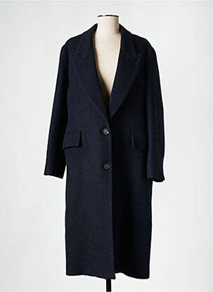 Manteau long bleu MARGAUX LONNBERG femme