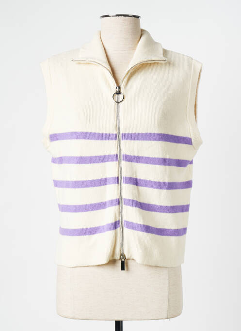 Gilet sans manche beige VILA pour femme