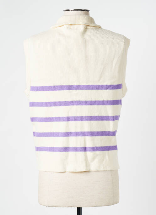 Gilet sans manche beige VILA pour femme