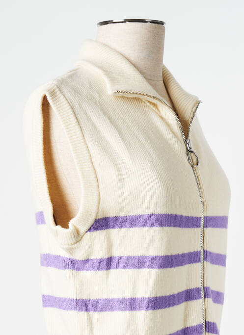 Gilet sans manche beige VILA pour femme