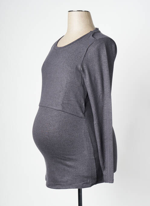 T-shirt / Top maternité gris NOPPIES pour femme