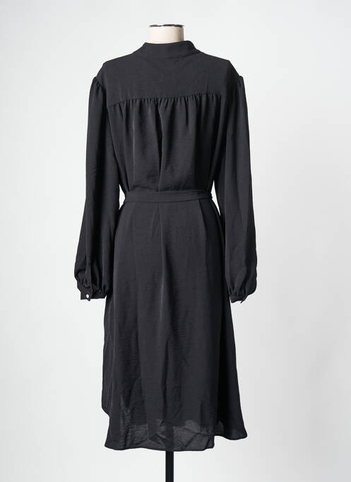 Robe mi-longue noir MAT FASHION pour femme