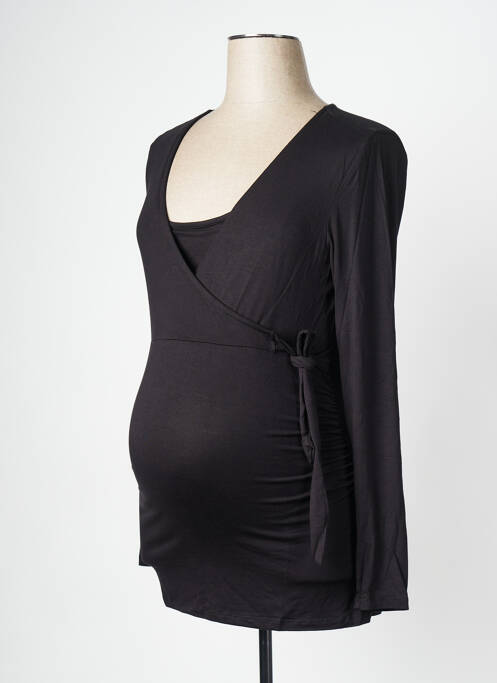 T-shirt / Top maternité noir NOPPIES pour femme