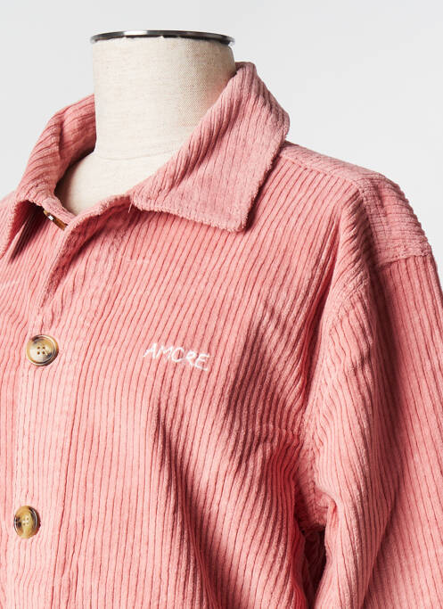 Manteau court rose MAISON LABICHE pour femme