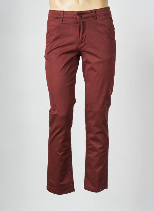 Pantalon chino marron SELECTED pour homme